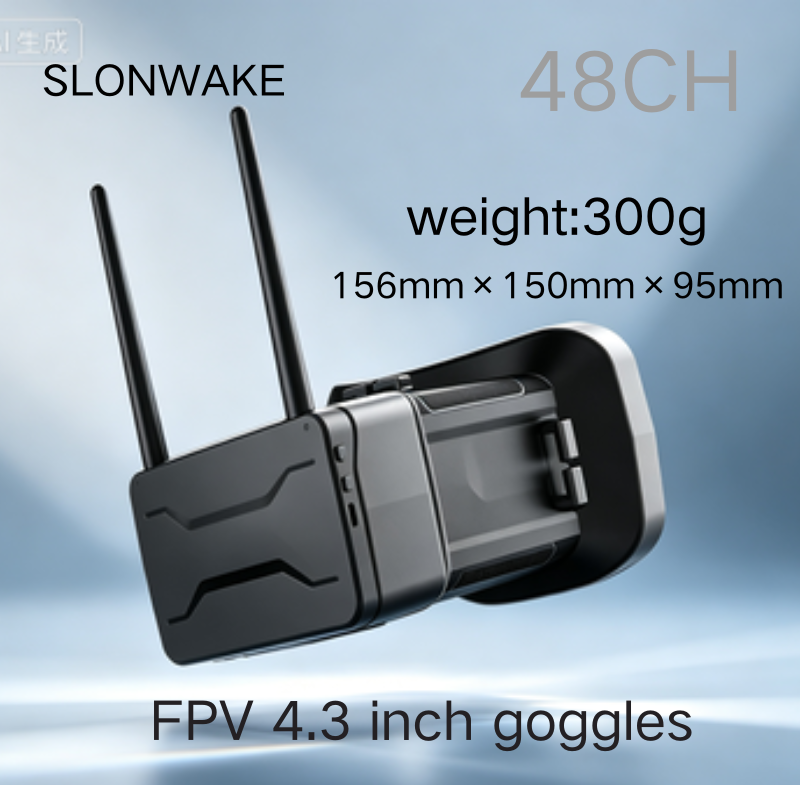 5.8G FPV Goggles 4.3 Inch 480* - đánh giá và giá Drone Racing Antenna