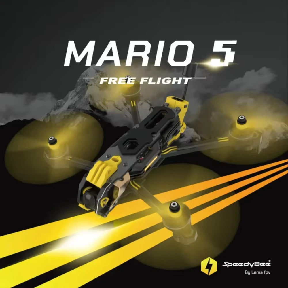 Speedybee Mario 5 O4 Frame Kit - đánh giá và giá Drone Racing Propeller